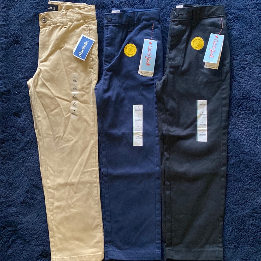 NWT Boys School Uniform Pants - size 7